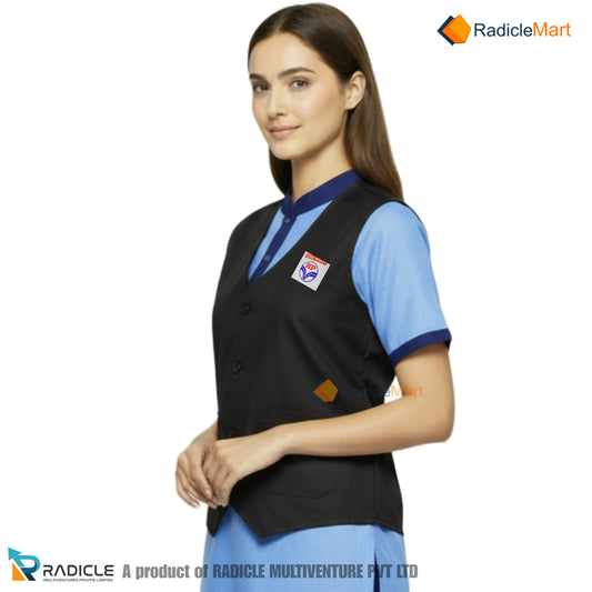 HINDUSTAN PETROLEUM LADIES UNIFORMS DSW WAIST COAT (HPCL PUMP UNIFORMS)
