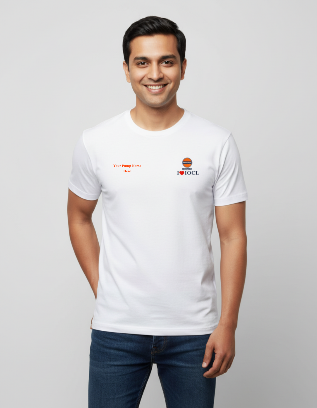 Promotional T-shirts (Dry-fit)for Iocl Bpcl Hpcl Nayara fuel Station/Petrol Pump