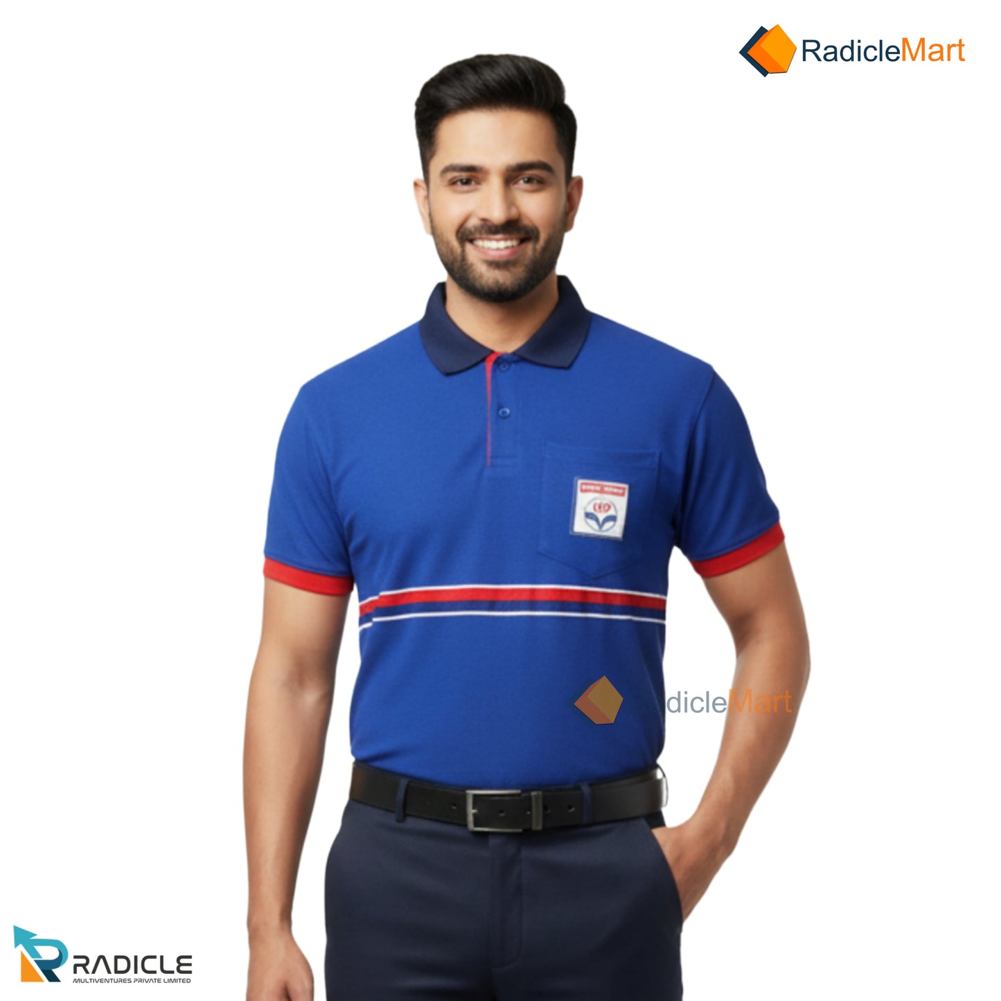 HINDUSTAN PETROLEUM CA/DSM TSHIRT (HPCL PETROL PUMP UNIFORMS)