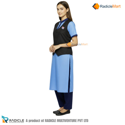 HINDUSTAN PETROLEUM LADIES UNIFORMS DSW WAIST COAT (HPCL PUMP UNIFORMS)