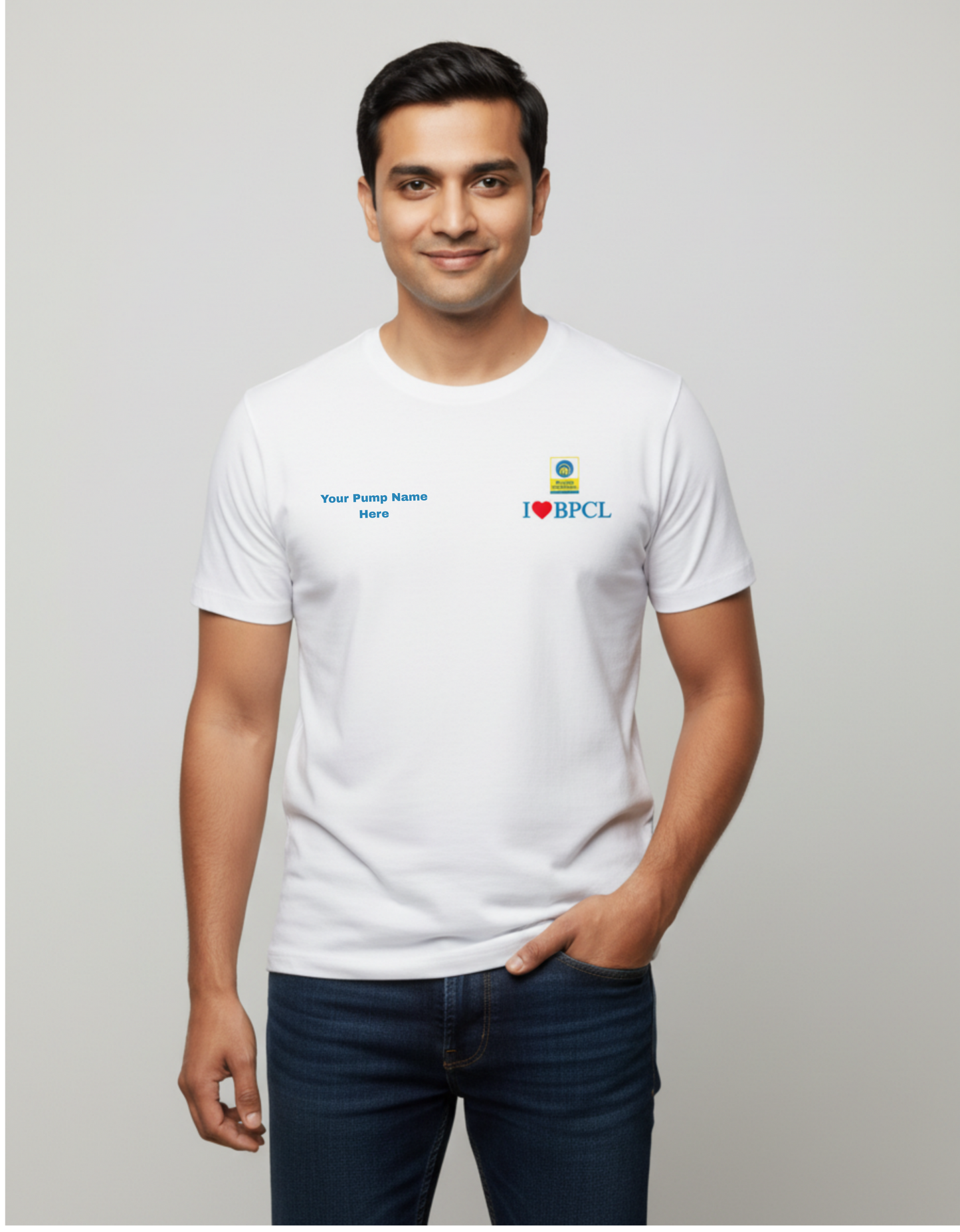 Promotional T-shirts (Dry-fit)for Iocl Bpcl Hpcl Nayara fuel Station/Petrol Pump