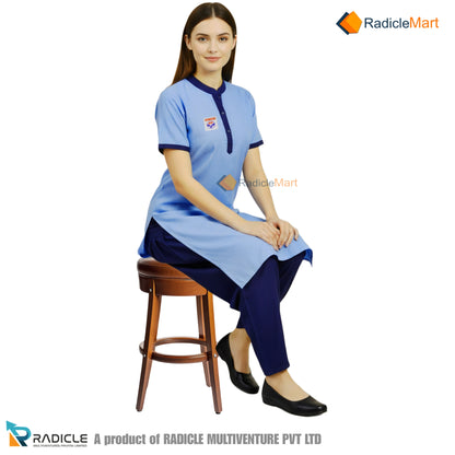 HINDUSTAN PETROLEUM UNIFORMS LADIES / DSW CHUDIDHAR TOP & BOTTOM (HPCL PETROL PUMP UNIFORMS)